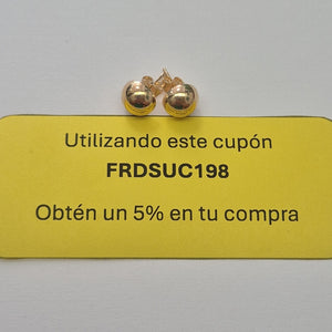 ARETES PAR ORO 10 K 1.6 GRMS (SEMINUEVO)
