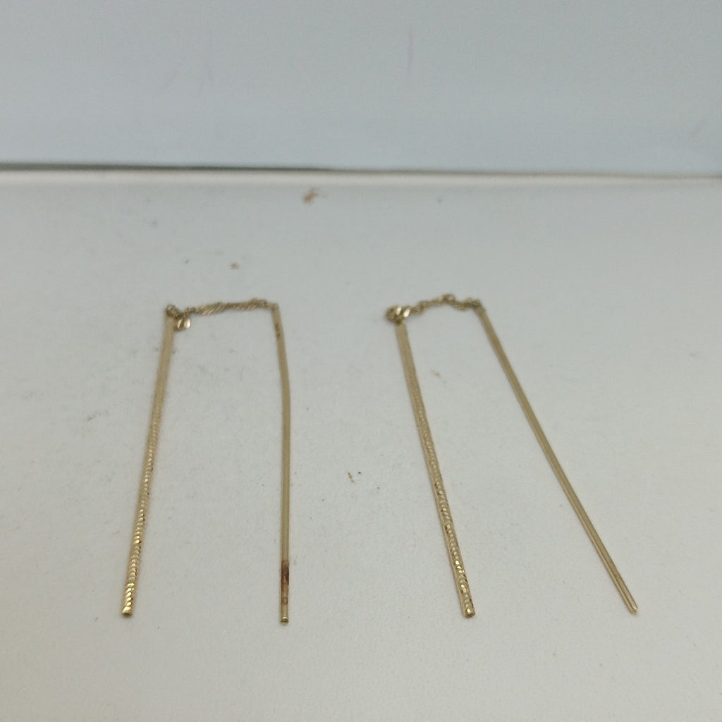 ARETES PAR ORO 14 K 1,50 GRMS (SEMINUEVO)