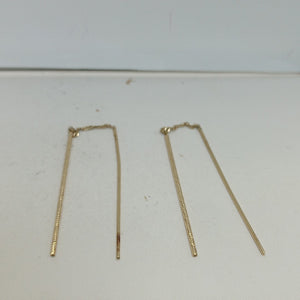 ARETES PAR ORO 14 K 1,50 GRMS (SEMINUEVO)