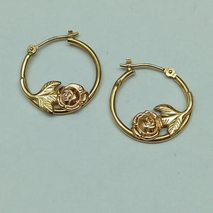 ARRACADAS PAR ORO 14 K 1 GRMS (SEMINUEVO)