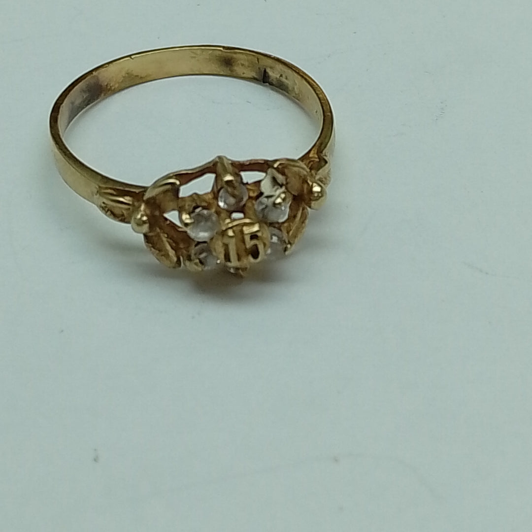 ANILLO ORO 10 K 2,50 GRMS (SEMINUEVO)