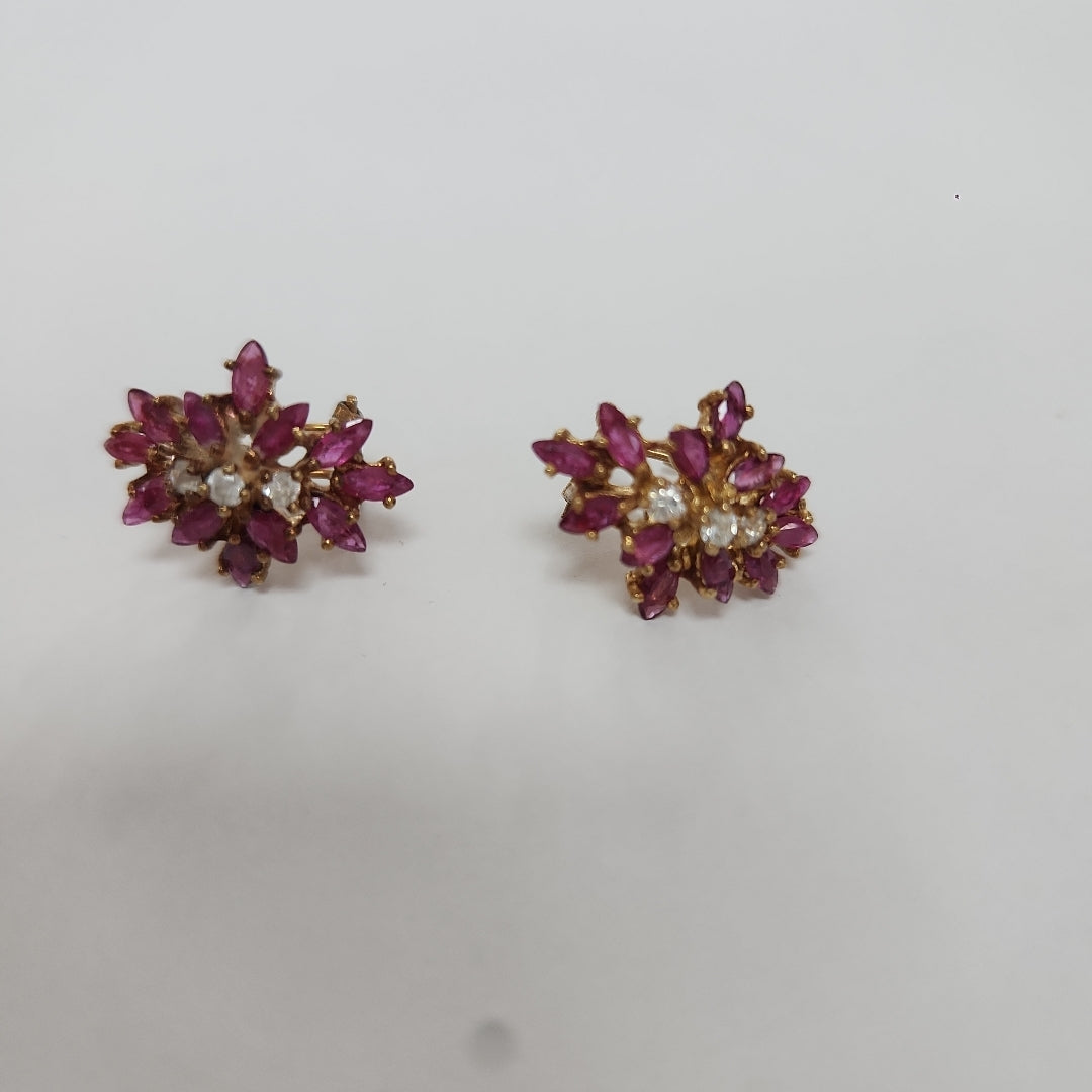 ARETES PAR ORO 14 K 4,60 GRMS (SEMINUEVO)
