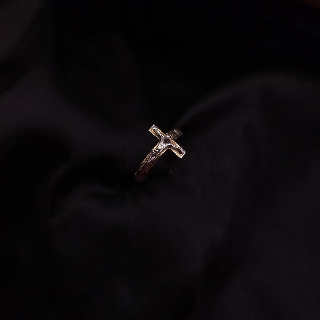 ANILLO ORO COMBINADO 14 K 2,50 GRMS (SEMINUEVO)