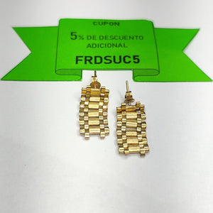 ARETES PAR ORO 10 K 3.2 GRMS (SEMINUEVO)