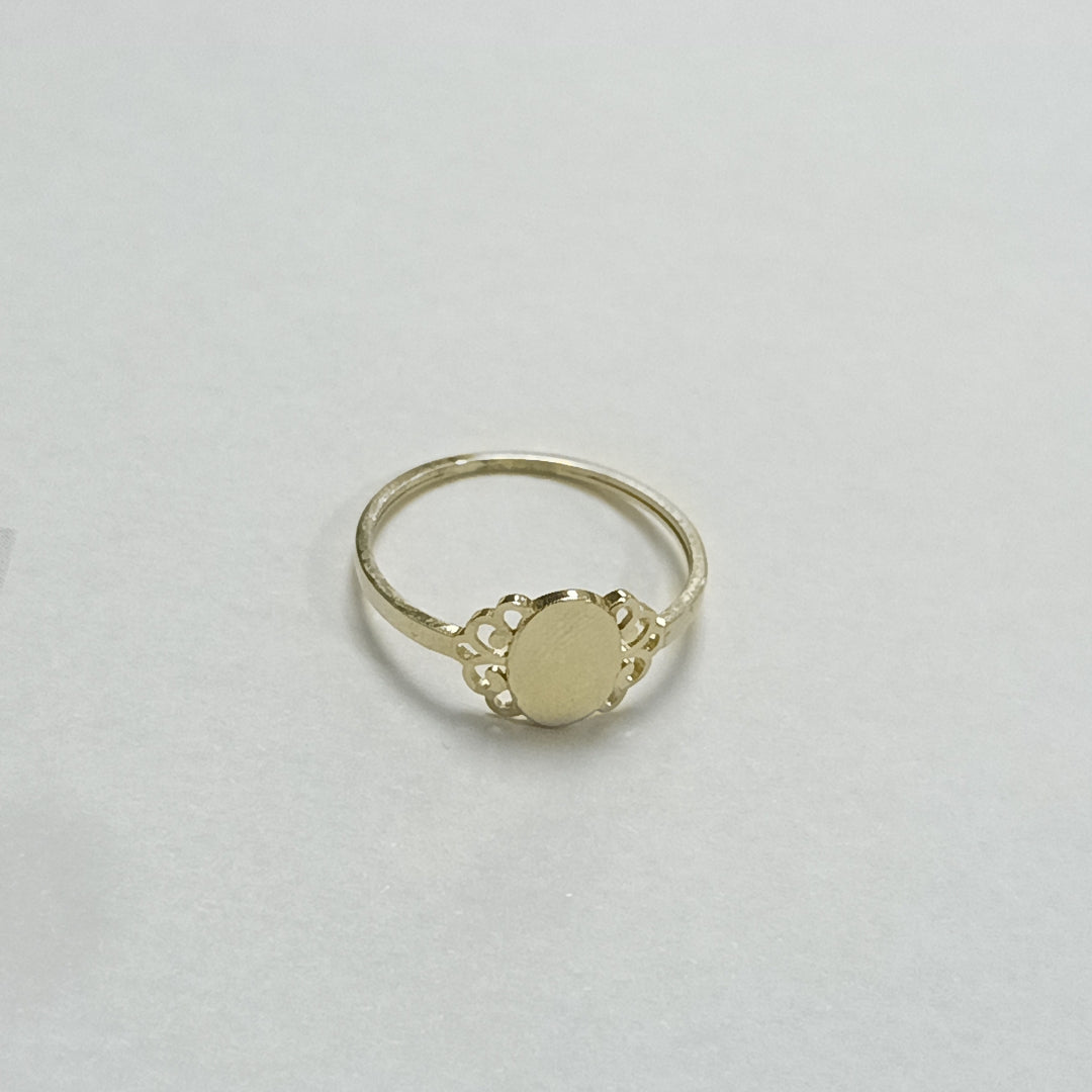 ANILLOS ANILLITO 10K TALLA 7 0.9 GR (NUEVO)