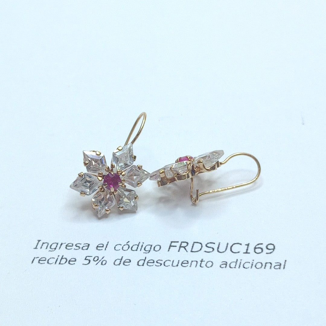 ARETES PAR ORO 10 K 2,20 GRMS (SEMINUEVO)