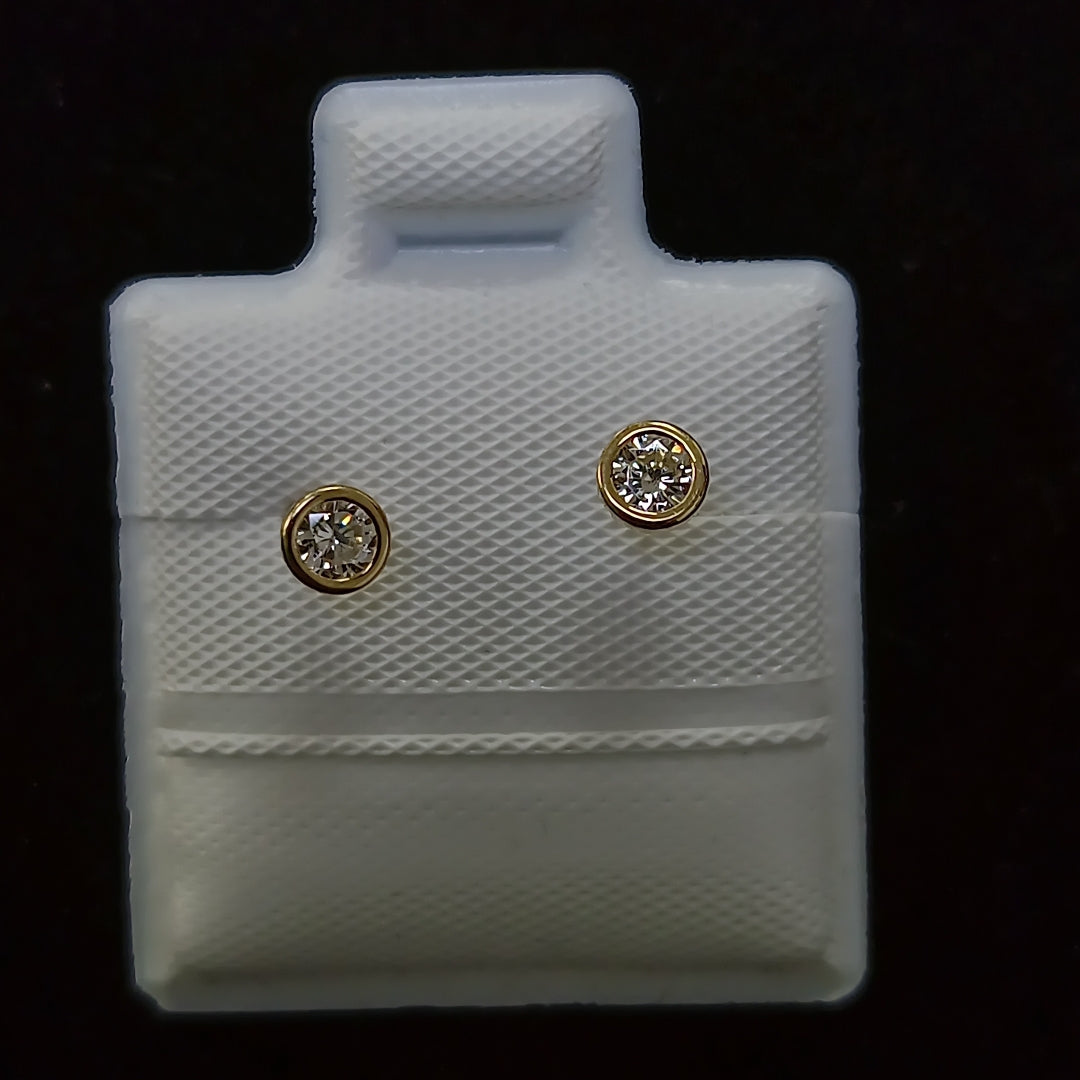 BROQUELES BROQUEL C CIRCONIA 14K 0.1501 GR (NUEVO)