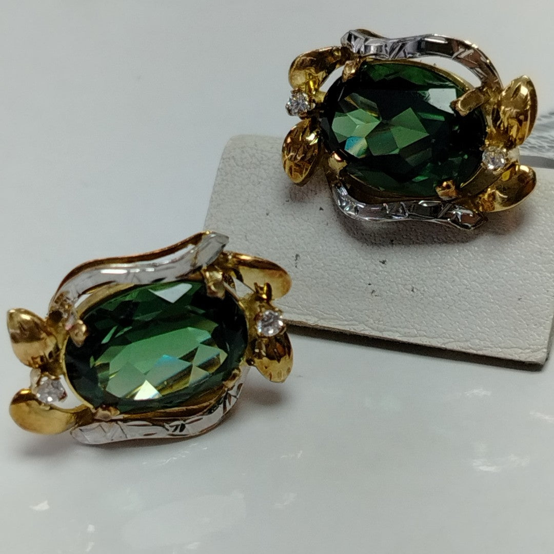 ARETES PAR ORO 14 K 9,50 GRMS (SEMINUEVO)