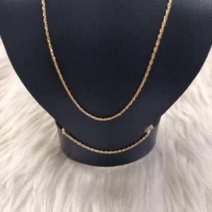 CADENA TORZAL 14K 55 CM 3 GR (NUEVO)