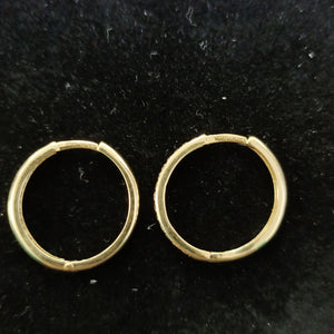 ARETES ARRACADAS C CIRCONIAS 14K 1.8 GR (NUEVO)