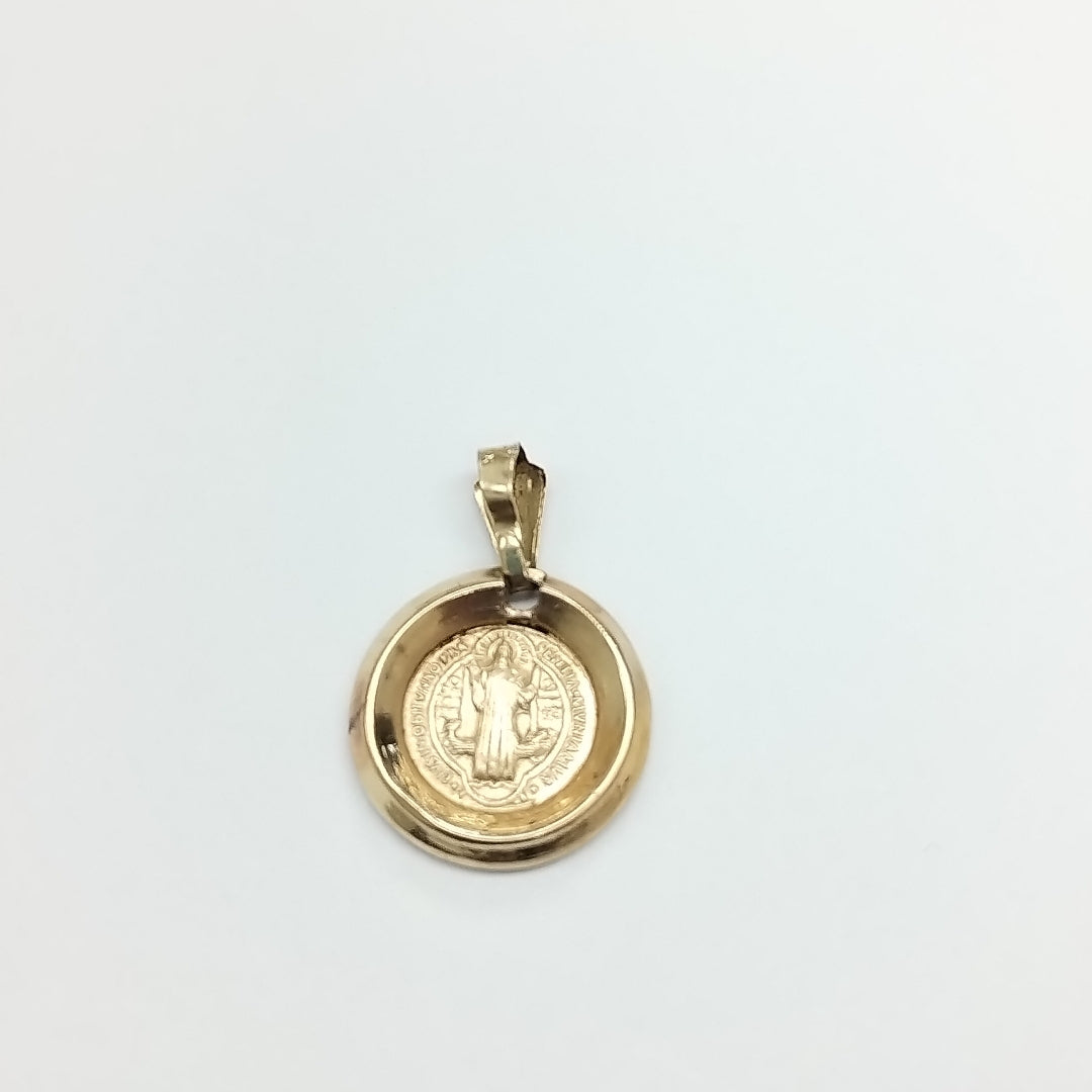 MEDALLA RELIGIOSA ORO 10 K 1 GRMS (SEMINUEVO)