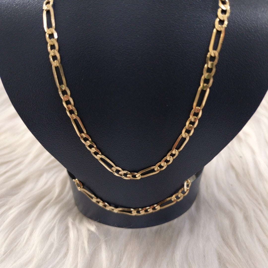 CADENA 3X1 14K 55 CM 7.1 GR (NUEVO)