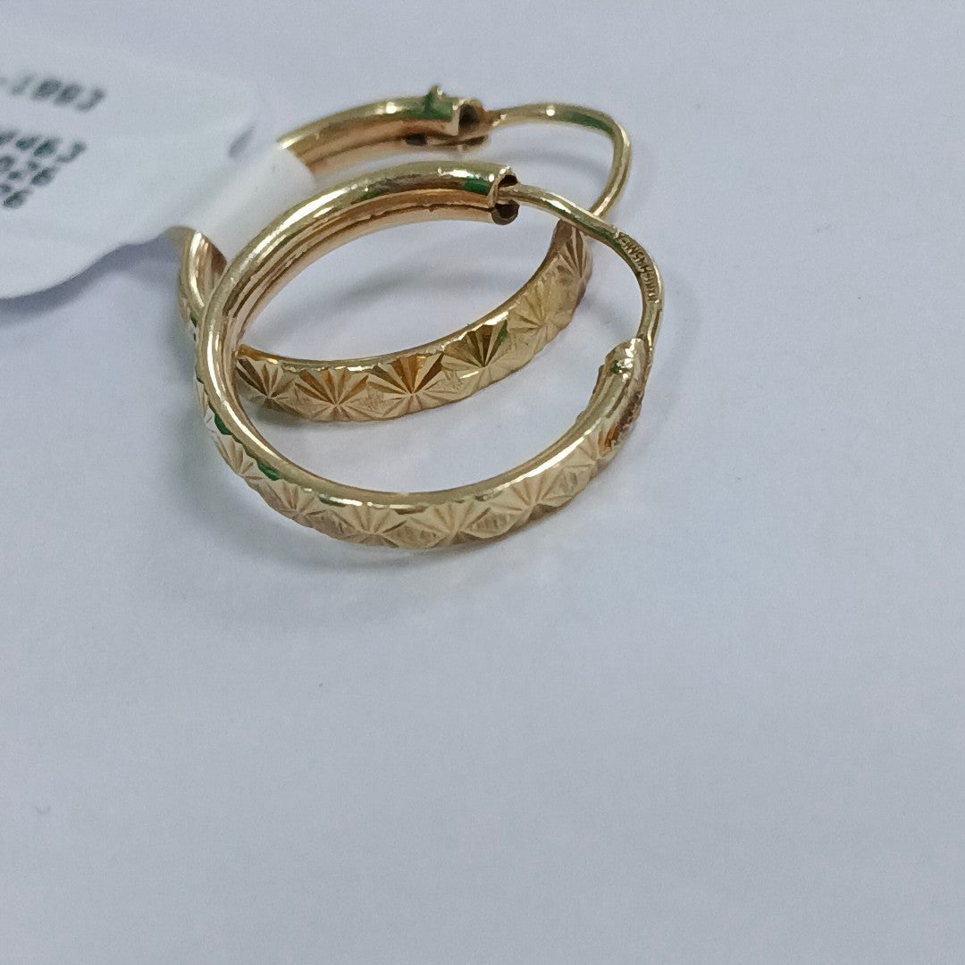 ARRACADAS PAR ORO 10 K 1,10 GRMS (SEMINUEVO)