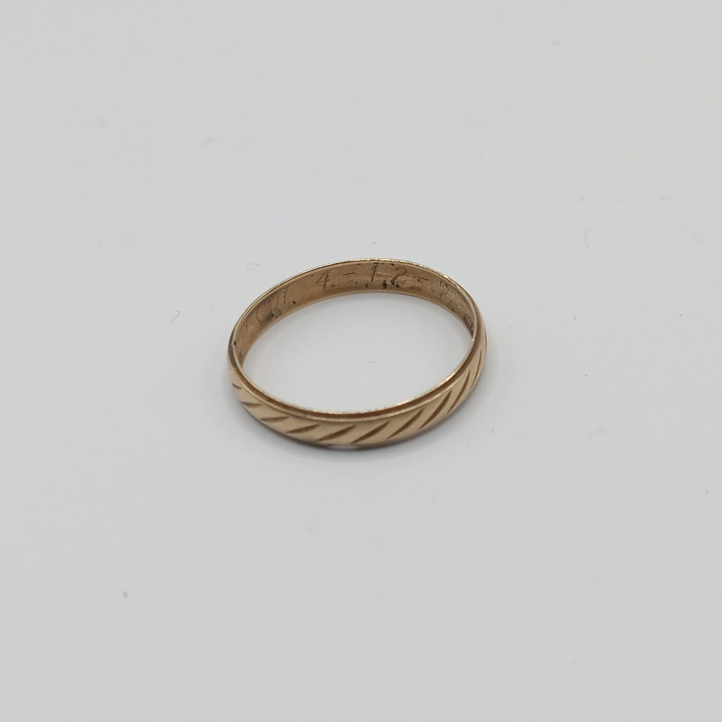 ARGOLLA ORO 14 K 1.8 GRMS (SEMINUEVO)