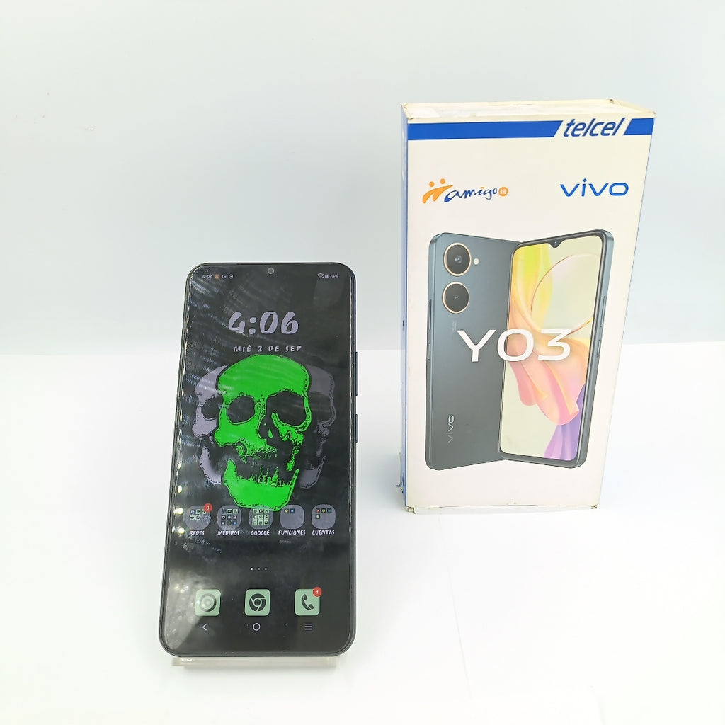 CELULAR VIVO Y03 V2332 (2024) 128 GB 4 GB RAM (SEMINUEVO)