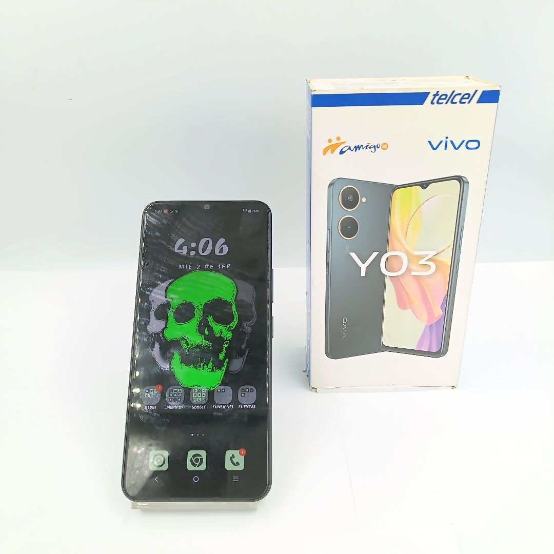 CELULAR VIVO Y03 V2332 (2024) 128 GB 4 GB RAM (SEMINUEVO)