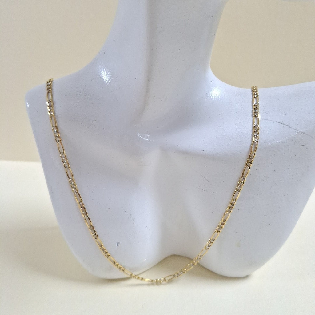 CADENA 3X1 DIAMANTADA 14K 60 CM 5.2 GR (NUEVO)