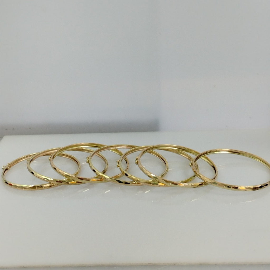SEMANARIO DE PULSERAS ORO 14 K 32.8 GRMS (SEMINUEVO)
