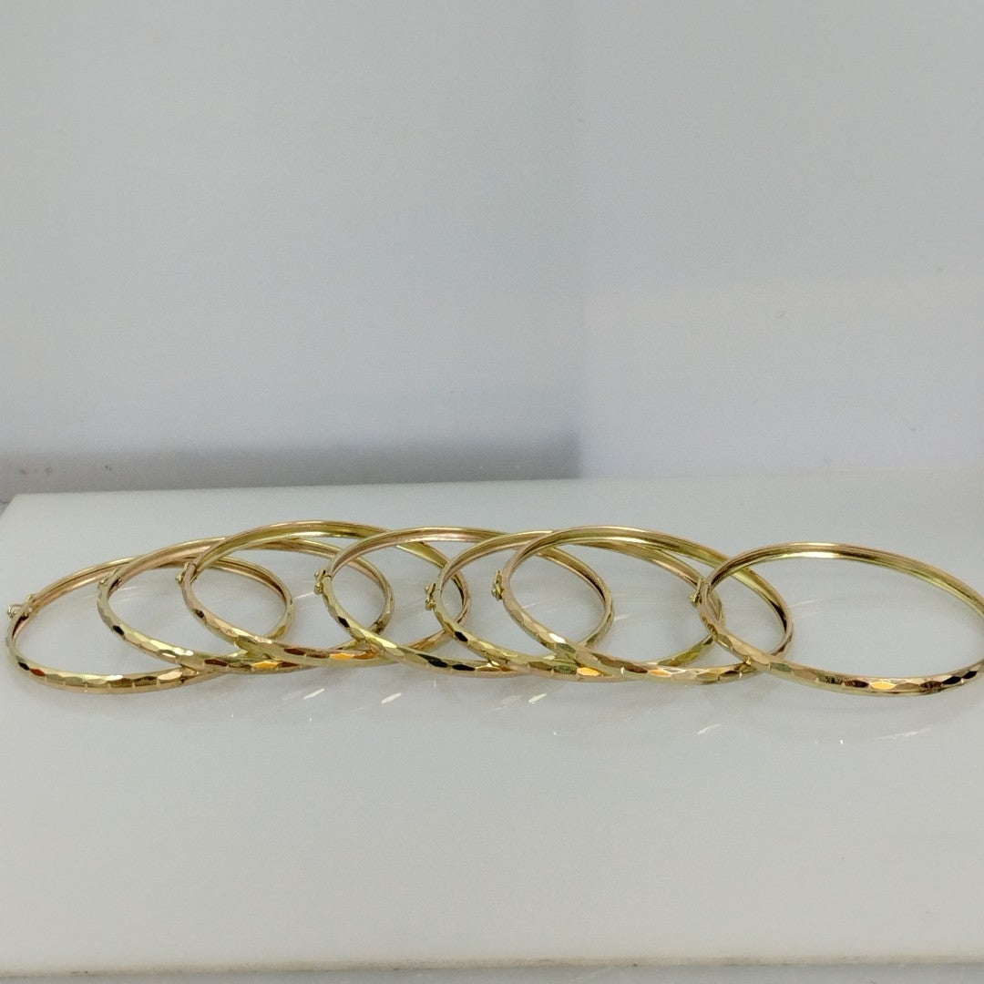 SEMANARIO DE PULSERAS ORO 14 K 32.8 GRMS (SEMINUEVO)