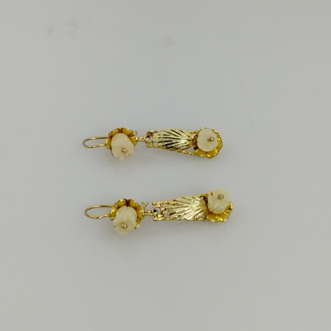 ARETES PAR ORO 10 K 4.8 GRMS (SEMINUEVO)
