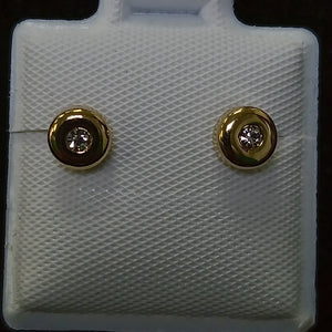BROQUELES BROQUEL C CIRCONIA 14K 0.27 GR (NUEVO)