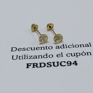 BROQUELES BROQUEL C CIRCONIA 14K 0.1501 GR (NUEVO)