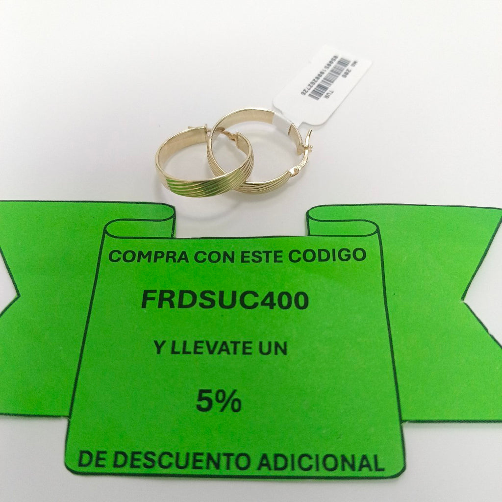 ARRACADAS ORO 10K 2 (NUEVO)