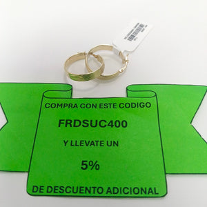 ARRACADAS ORO 10K 2 (NUEVO)