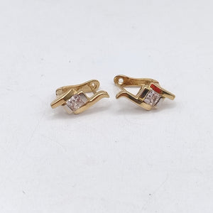 ARETES PAR ORO 10 K 3.6 GRMS (SEMINUEVO)