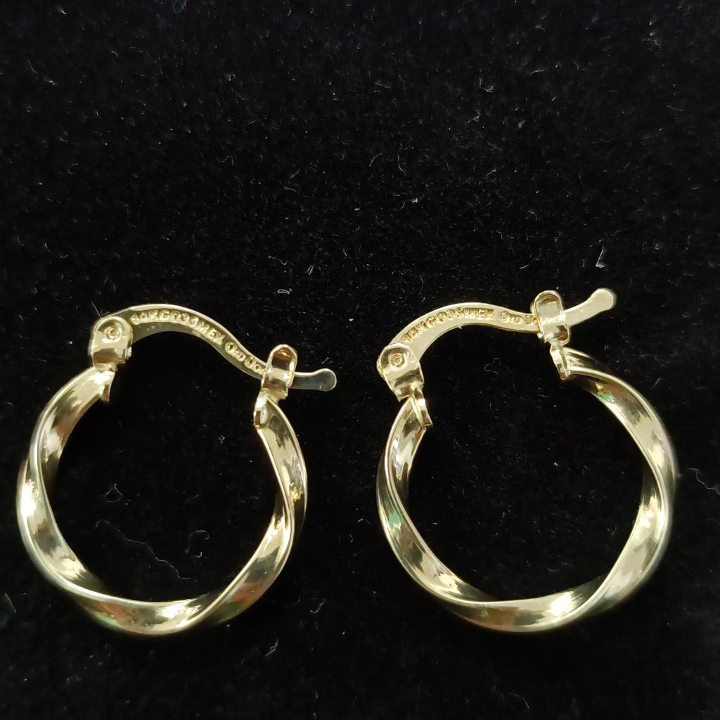 ARETES ARRACADAS TORZAL 14K 1.1 GR (NUEVO)