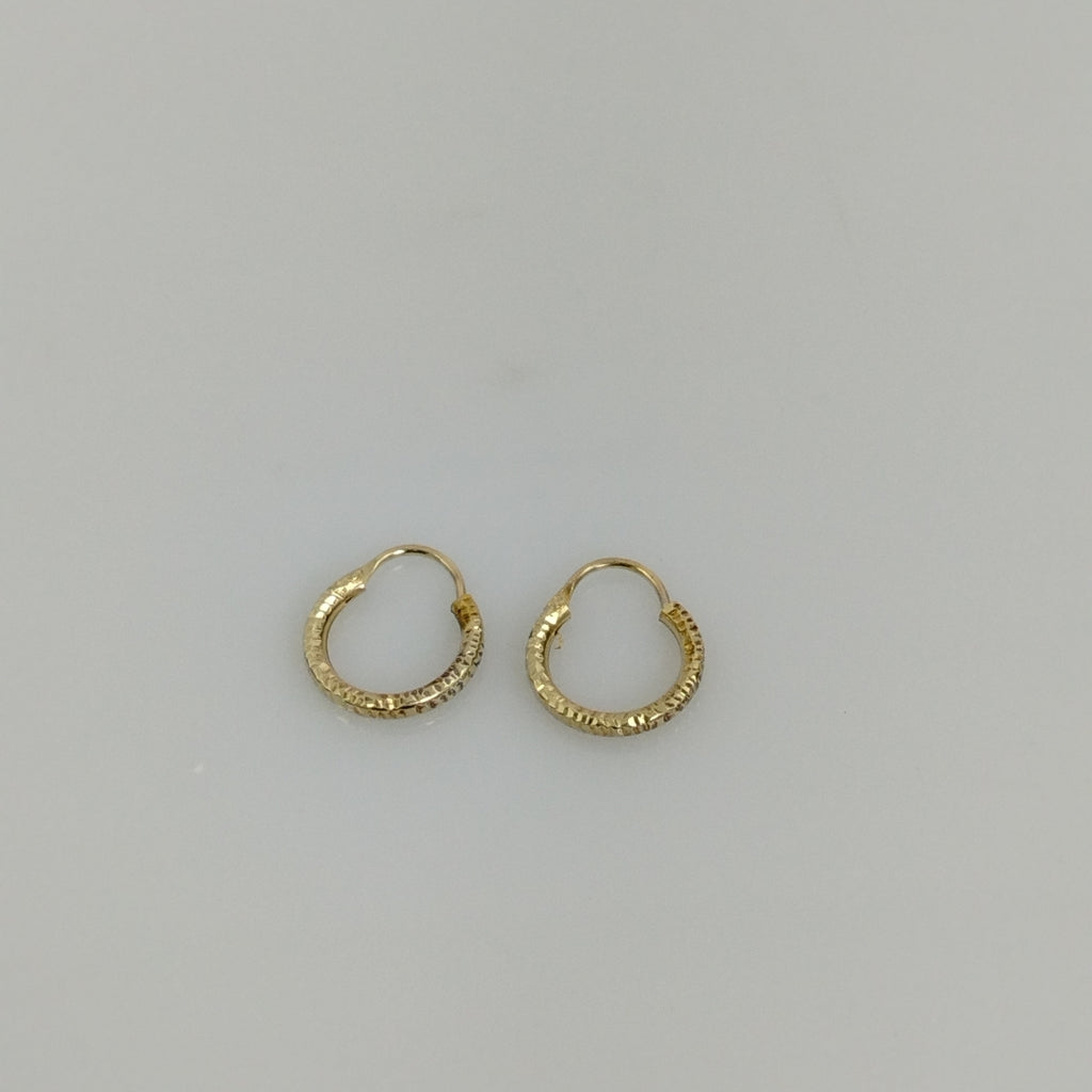 ARRACADAS PAR ORO 10 K 1.2 GRMS (SEMINUEVO)
