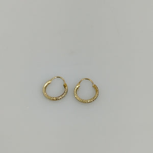 ARRACADAS PAR ORO 10 K 1.2 GRMS (SEMINUEVO)