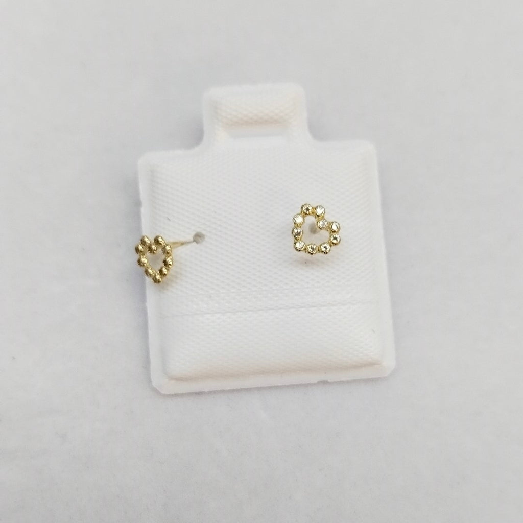 BROQUELES BROQUEL FIG CORAZON 14K 0.23 GR (NUEVO)