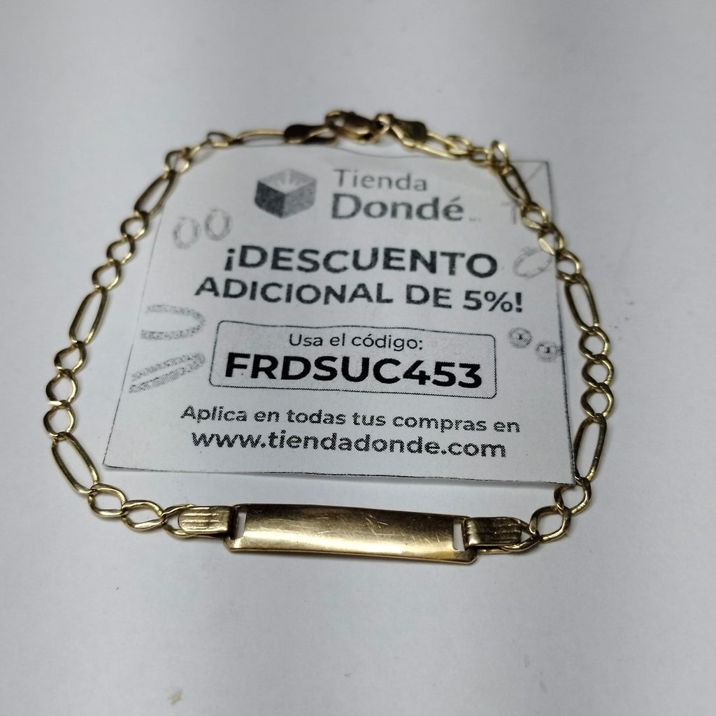 ESCLAVA ORO 14 K 3.8 GRMS (SEMINUEVO)