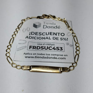 ESCLAVA ORO 14 K 3.8 GRMS (SEMINUEVO)