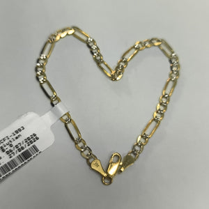 PULSERA 3X1 14K 21 CM 4.5 GR (NUEVO)