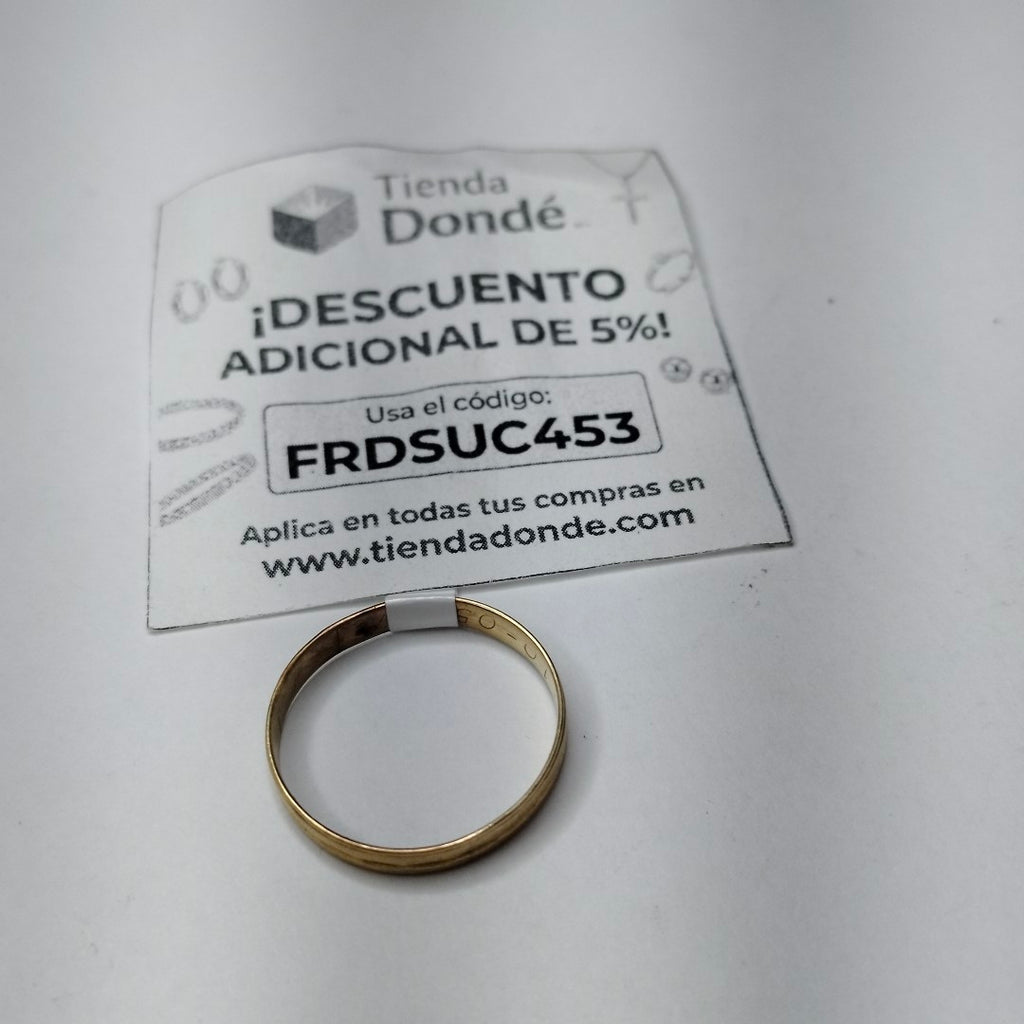 ARGOLLA ORO 10 K 1,20 GRMS (SEMINUEVO)