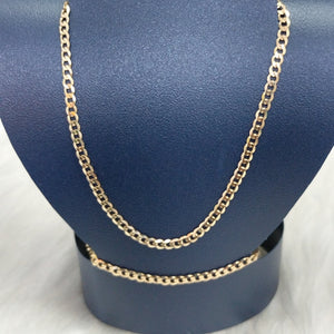 CADENA BARBADA 14K 55 CM 6 GR (NUEVO)