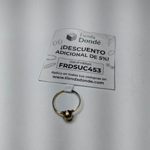 ANILLITO ORO 14 K 0,80 GRMS (SEMINUEVO)