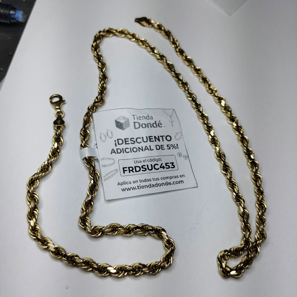 CADENA ORO 10 K 12.8 GRMS (SEMINUEVO)
