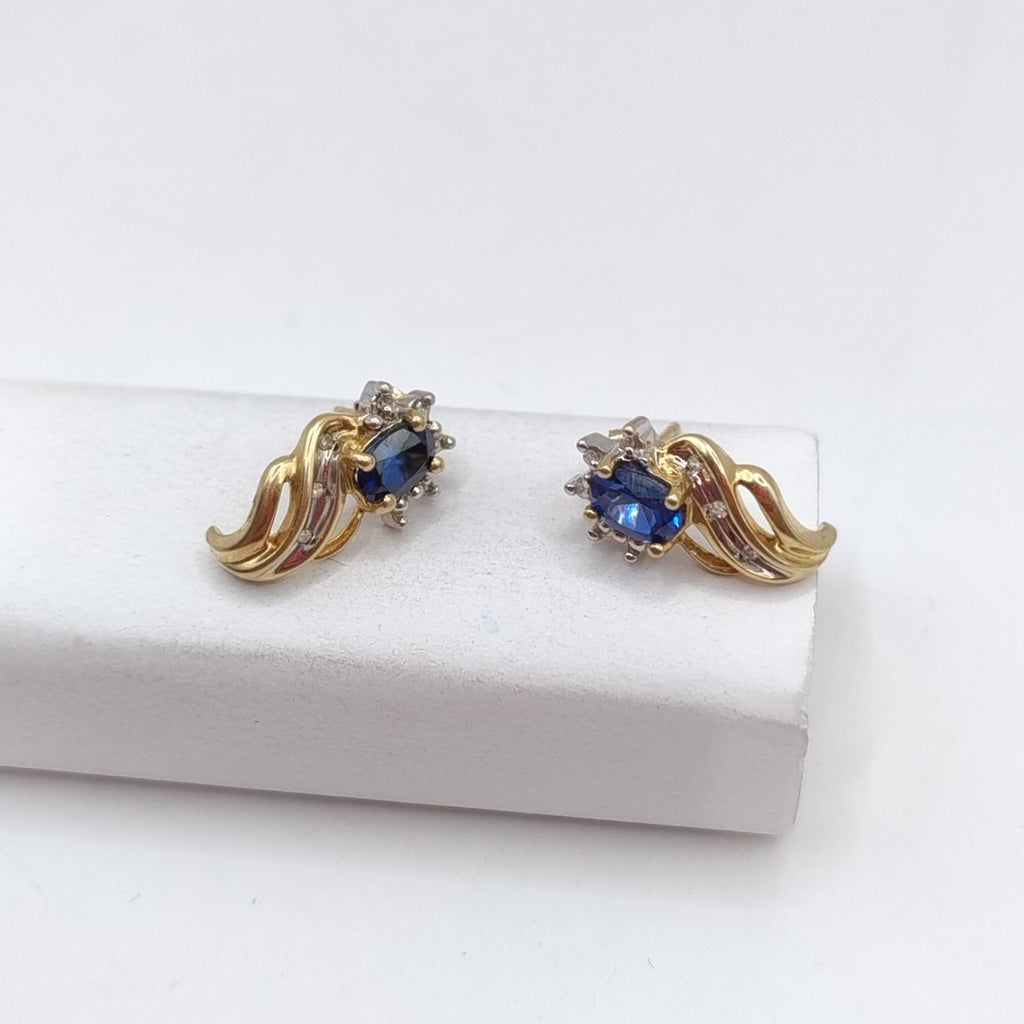ARETES PAR ORO 10 K 3 GRMS (SEMINUEVO)