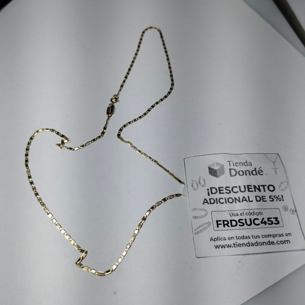 CADENA ORO 14 K 1,70 GRMS (SEMINUEVO)