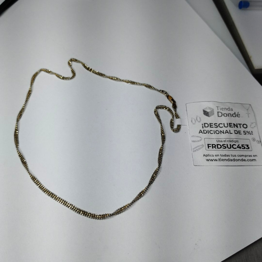 GARGANTILLA ORO COMBINADO 14 K 5,00 GRMS (SEMINUEVO)