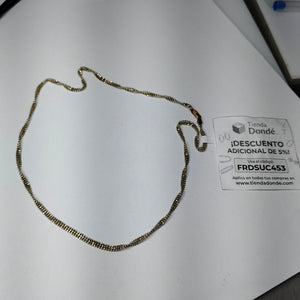 GARGANTILLA ORO COMBINADO 14 K 5,00 GRMS (SEMINUEVO)