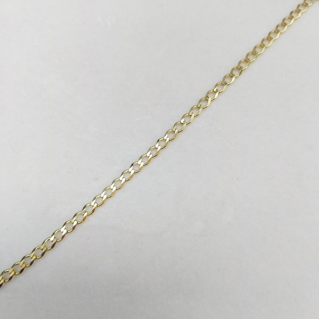 PULSERA TEJIDO BARBADA 14K 21 CM 3.9 GR (NUEVO)