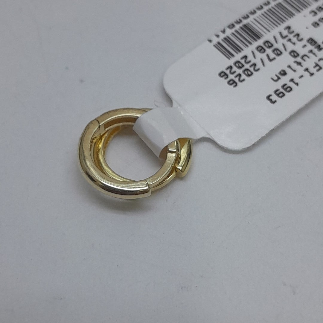 ARETES HUGGIES LISAS 14K 1.3 GR (NUEVO)