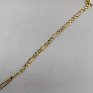 PULSERA 3X1 14K 21 CM 4.6 GR (NUEVO)