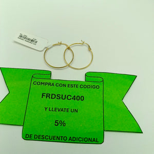 ARRACADAS ORO 10K 1.1 (NUEVO)