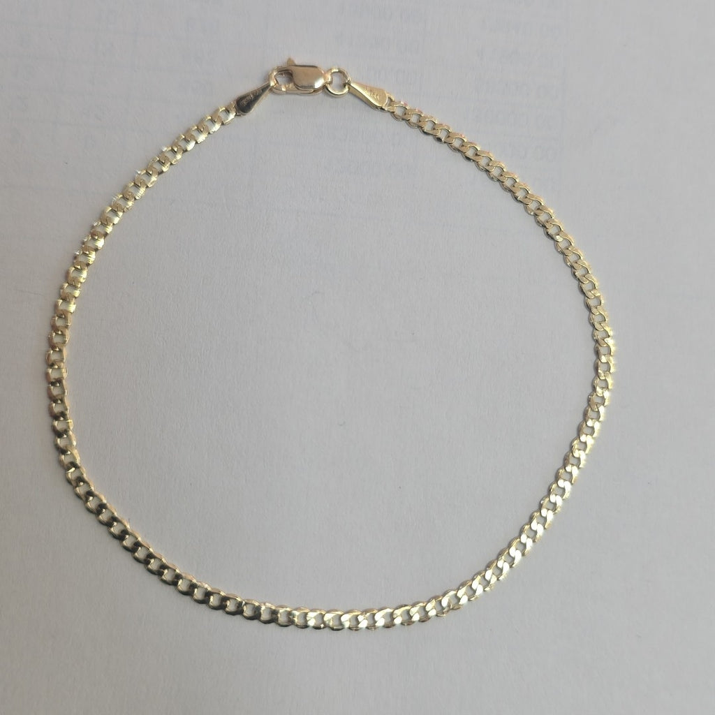 PULSERA BARBADA 14K 21 CM 2.2 GR (NUEVO)