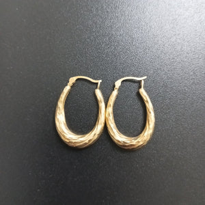 ARRACADAS PAR ORO 14 K 1.6 GRMS (SEMINUEVO)
